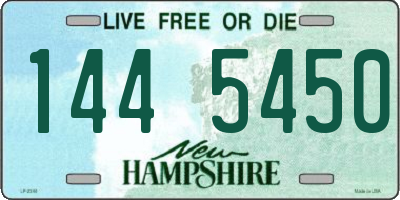 NH license plate 1445450
