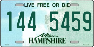 NH license plate 1445459