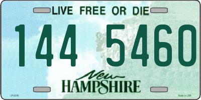 NH license plate 1445460