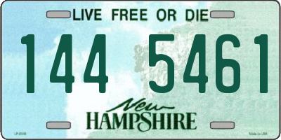 NH license plate 1445461