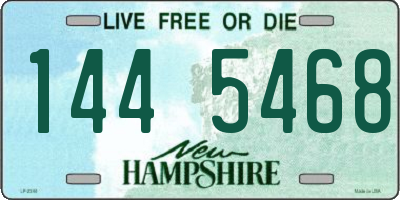 NH license plate 1445468