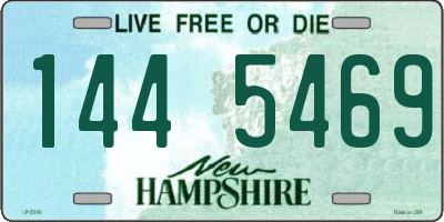 NH license plate 1445469
