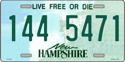 NH license plate 1445471