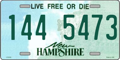 NH license plate 1445473