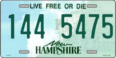NH license plate 1445475