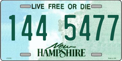 NH license plate 1445477