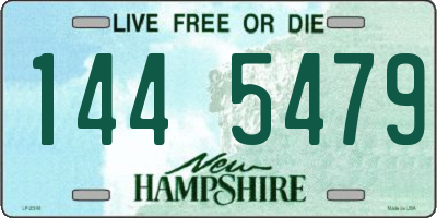 NH license plate 1445479