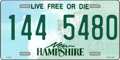 NH license plate 1445480