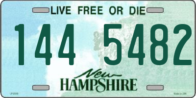 NH license plate 1445482