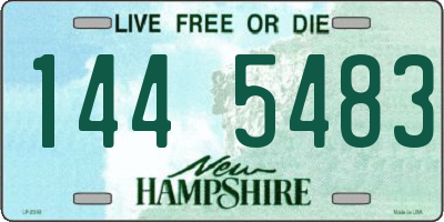 NH license plate 1445483