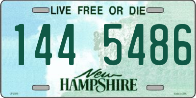 NH license plate 1445486
