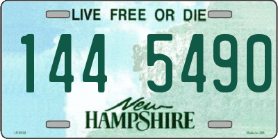 NH license plate 1445490