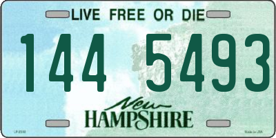 NH license plate 1445493