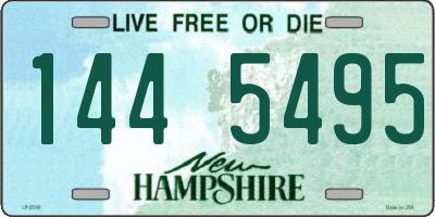 NH license plate 1445495