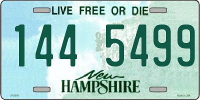 NH license plate 1445499