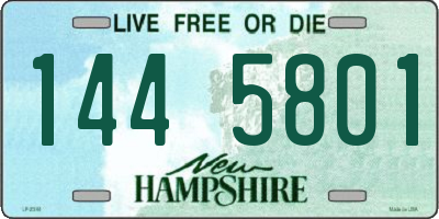 NH license plate 1445801