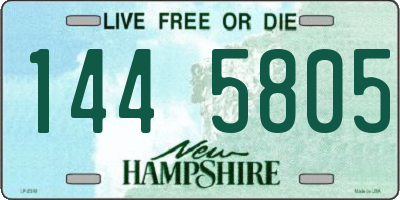 NH license plate 1445805