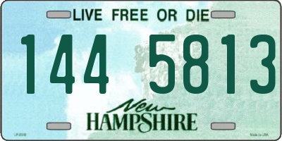 NH license plate 1445813