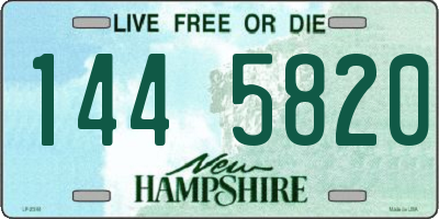 NH license plate 1445820