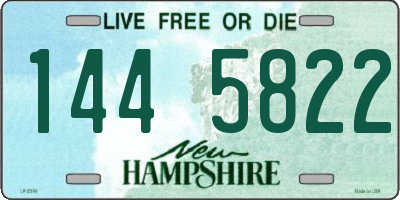 NH license plate 1445822