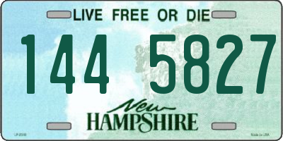NH license plate 1445827