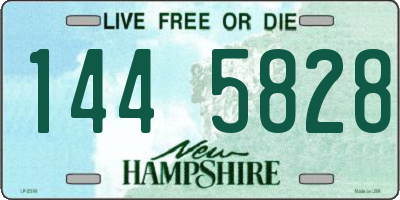 NH license plate 1445828