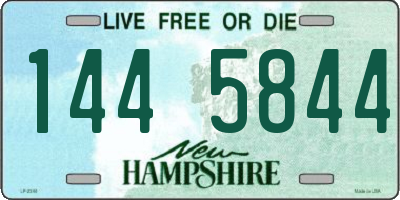 NH license plate 1445844