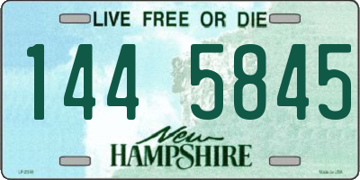 NH license plate 1445845