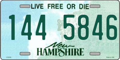 NH license plate 1445846