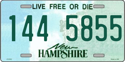 NH license plate 1445855