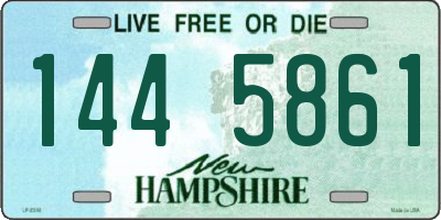 NH license plate 1445861