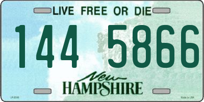 NH license plate 1445866
