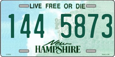 NH license plate 1445873