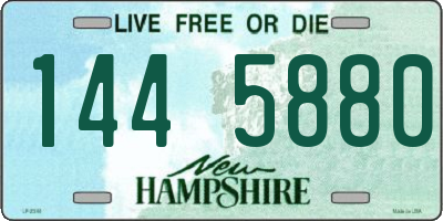 NH license plate 1445880