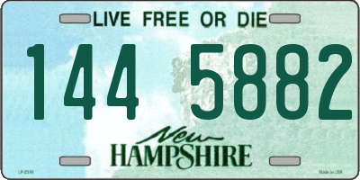 NH license plate 1445882