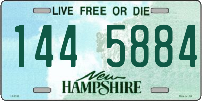 NH license plate 1445884