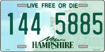NH license plate 1445885