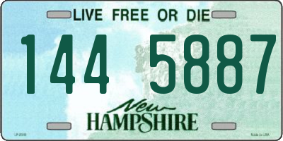 NH license plate 1445887
