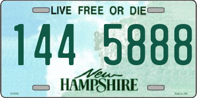 NH license plate 1445888