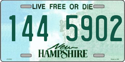 NH license plate 1445902