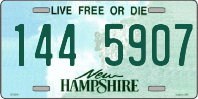 NH license plate 1445907