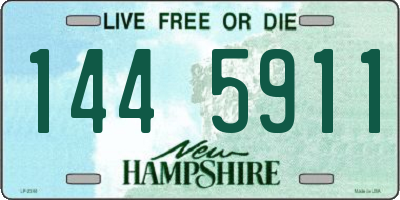 NH license plate 1445911