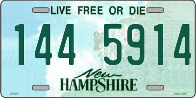 NH license plate 1445914