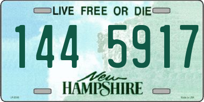 NH license plate 1445917