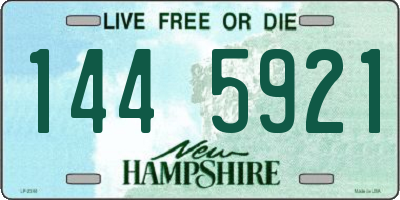 NH license plate 1445921