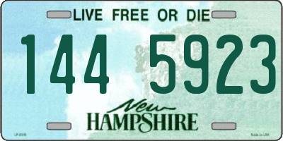 NH license plate 1445923