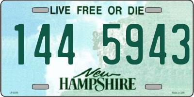 NH license plate 1445943