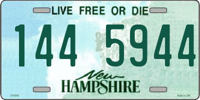 NH license plate 1445944