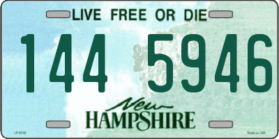 NH license plate 1445946