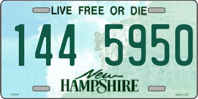 NH license plate 1445950